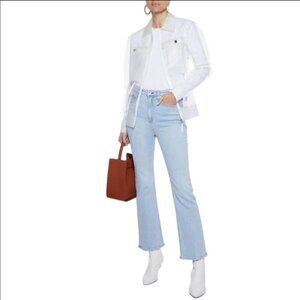 🥳HP🥳Rag & Bone Nina High Waist Flare Blue Gold Zip Jeans